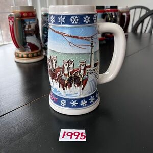 Collectible 1995 Budweiser Beer Stein